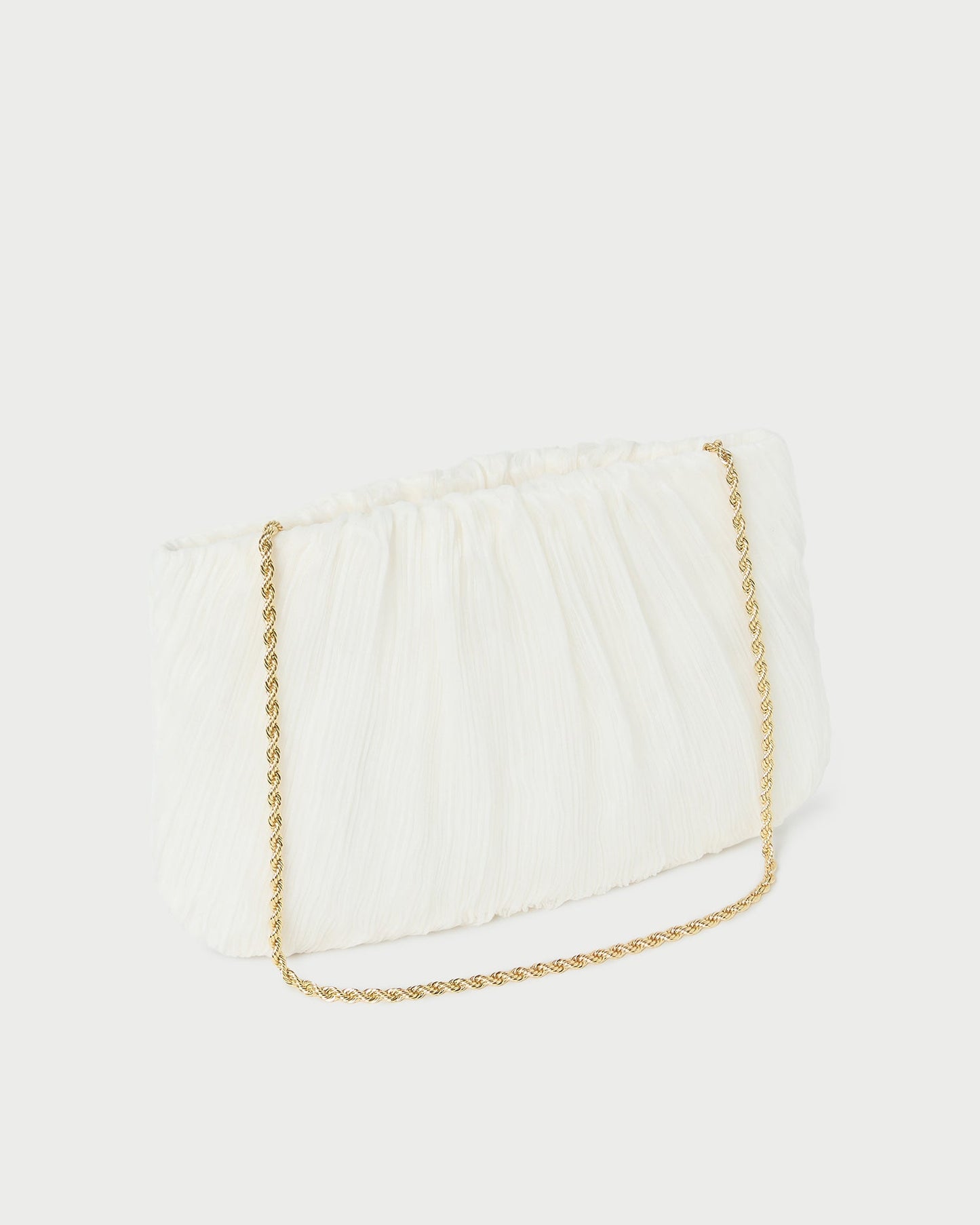 Brit Pearl Flat Pleated Clutch | Loeffler Randall Women