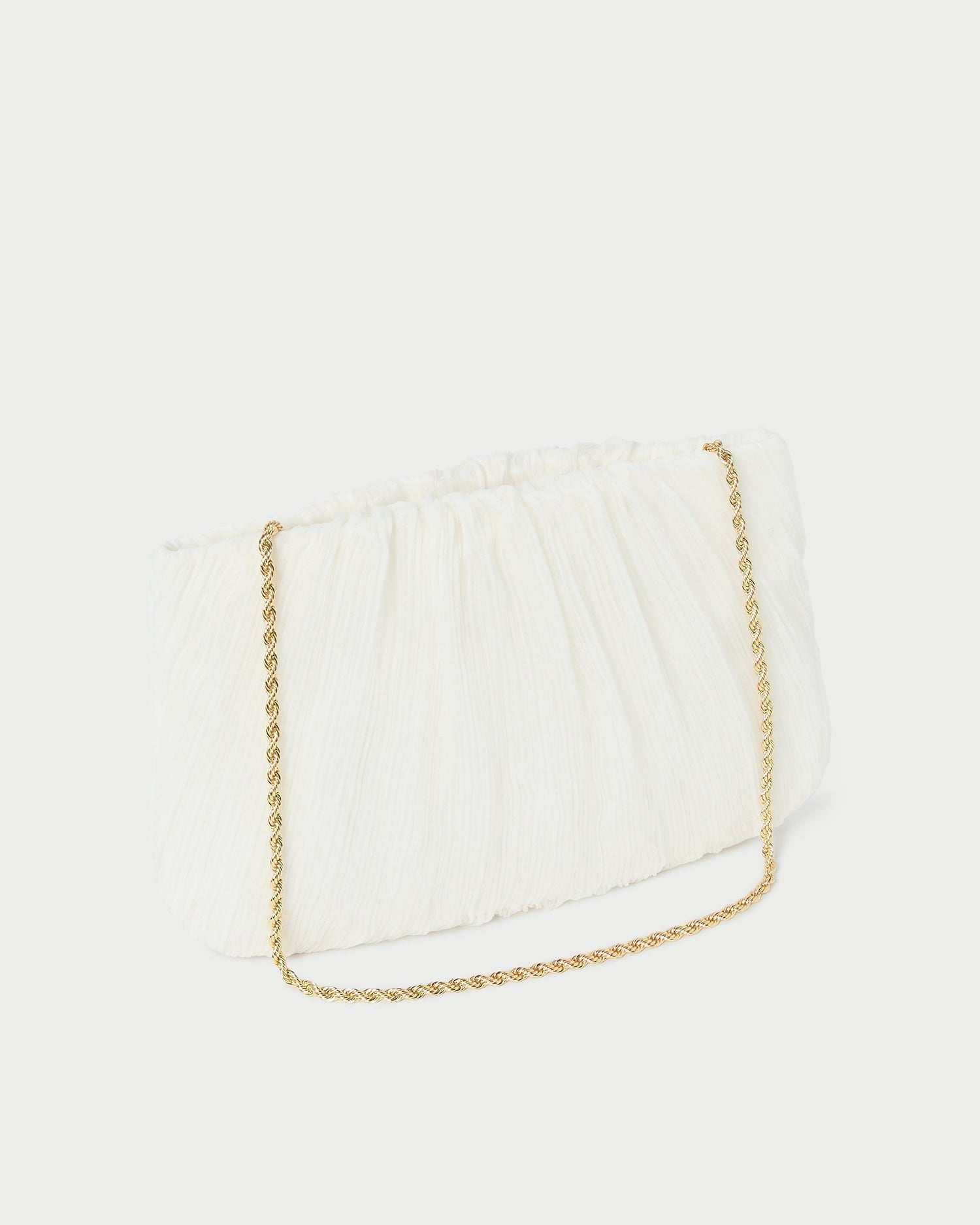 Brit Pearl Flat Pleated Clutch | Loeffler Randall Women