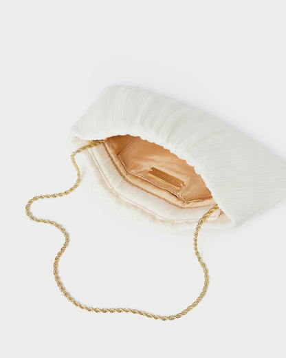 Brit Pearl Flat Pleated Clutch | Loeffler Randall Women