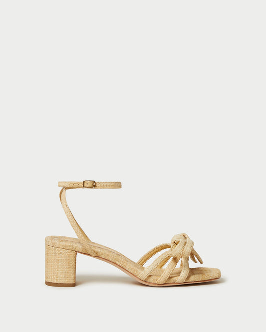 Mikel Natural Bow Mid-Heel Sandal | Loeffler Randall Women