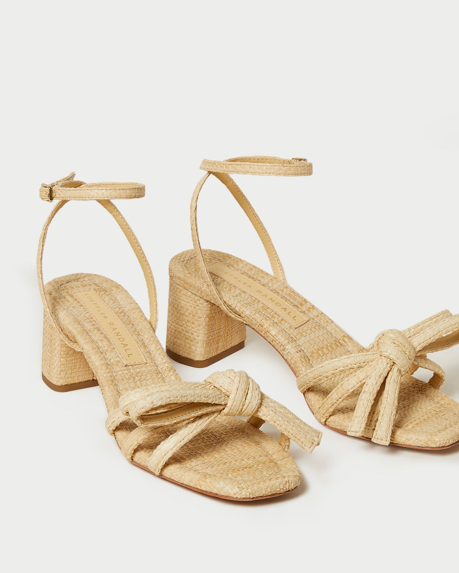 Mikel Natural Bow Mid-Heel Sandal | Loeffler Randall Women