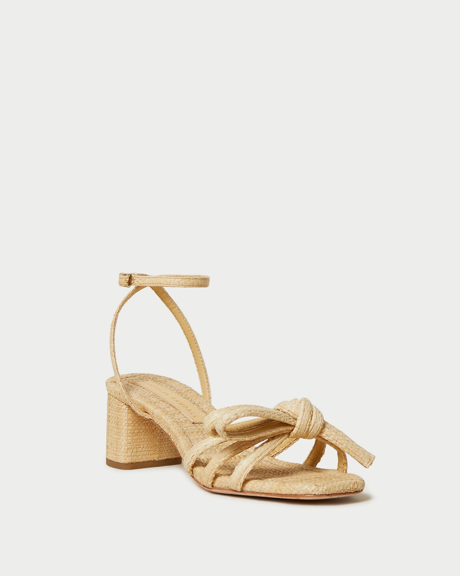 Mikel Natural Bow Mid-Heel Sandal | Loeffler Randall Women