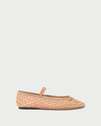 Leonie Honey Woven Ballet Flat | Loeffler Randall Women