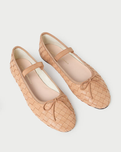Leonie Honey Woven Ballet Flat | Loeffler Randall Women
