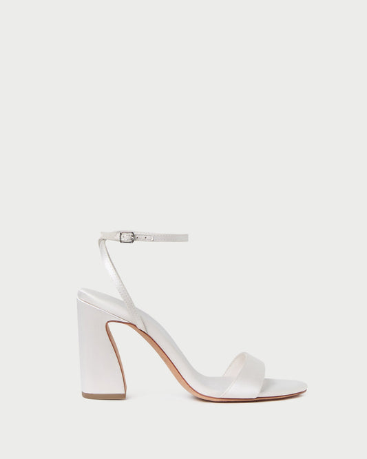 Malia Cream Curved-Heel Sandal | Loeffler Randall Women