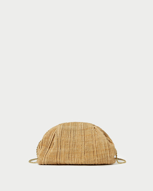 Bailey Natural Pleated Dome Clutch | Loeffler Randall Women
