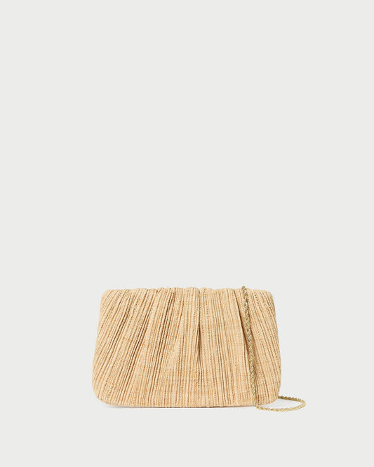 Brit Natural Flat Pleated Clutch | Loeffler Randall Women