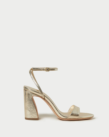 Malia Champagne Curved-Heel Sandal | Loeffler Randall Women