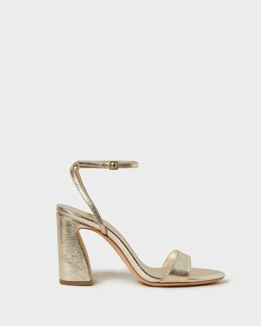 Malia Champagne Curved-Heel Sandal | Loeffler Randall Women