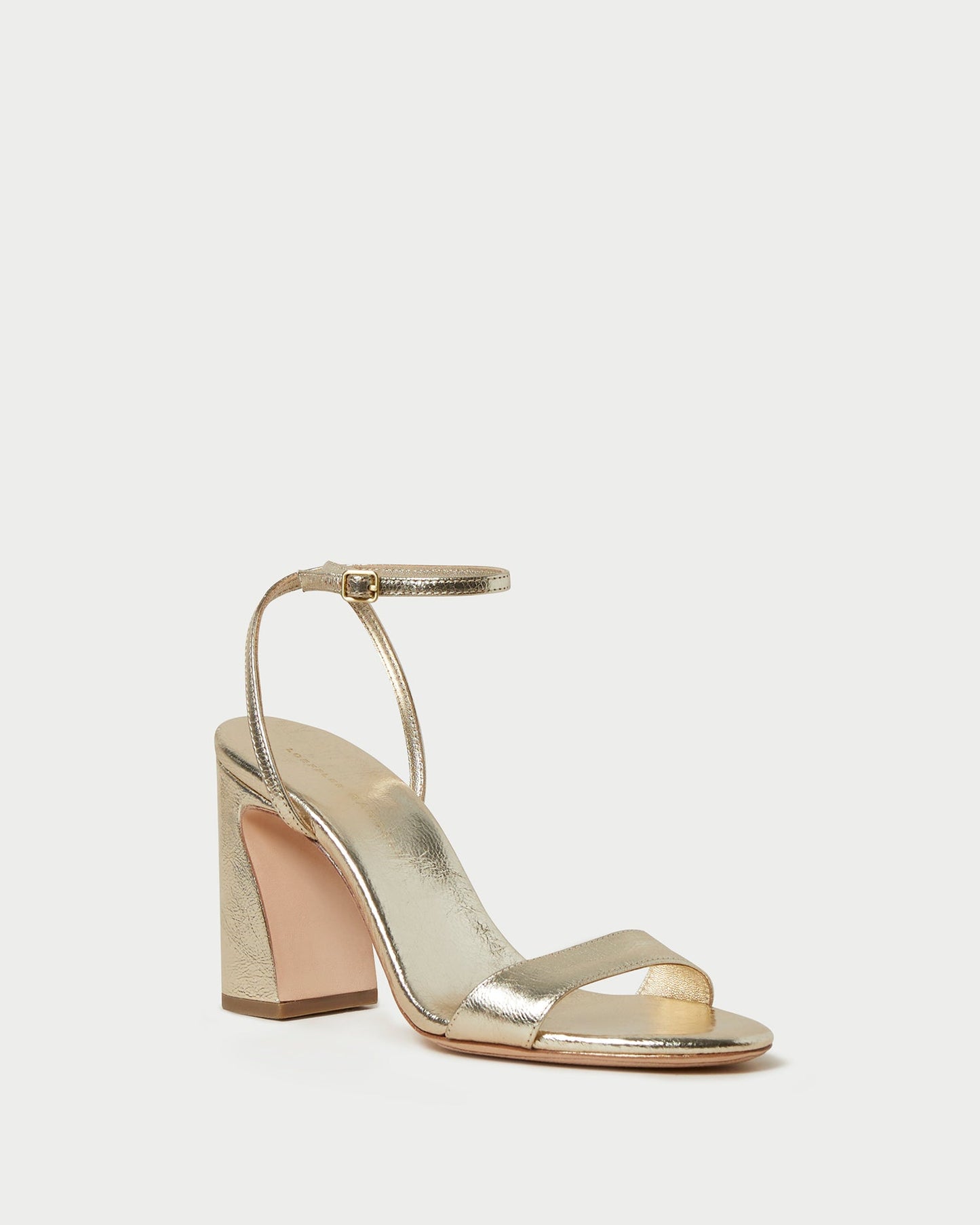 Malia Champagne Curved-Heel Sandal | Loeffler Randall Women