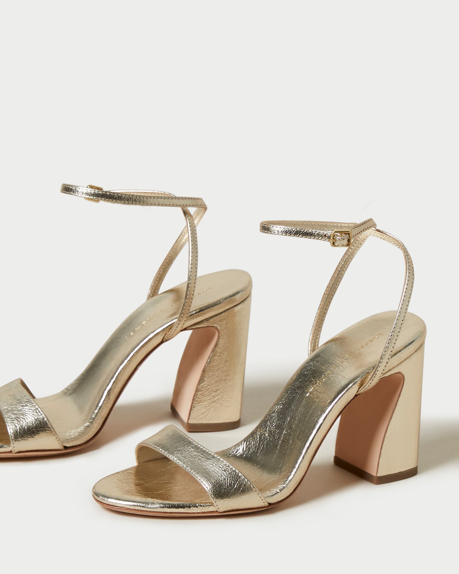Malia Champagne Curved-Heel Sandal | Loeffler Randall Women