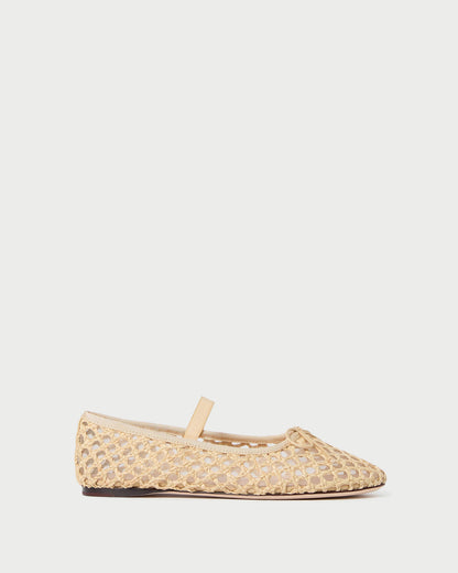 Leonie Natural Crochet Ballet Flat | Loeffler Randall Women