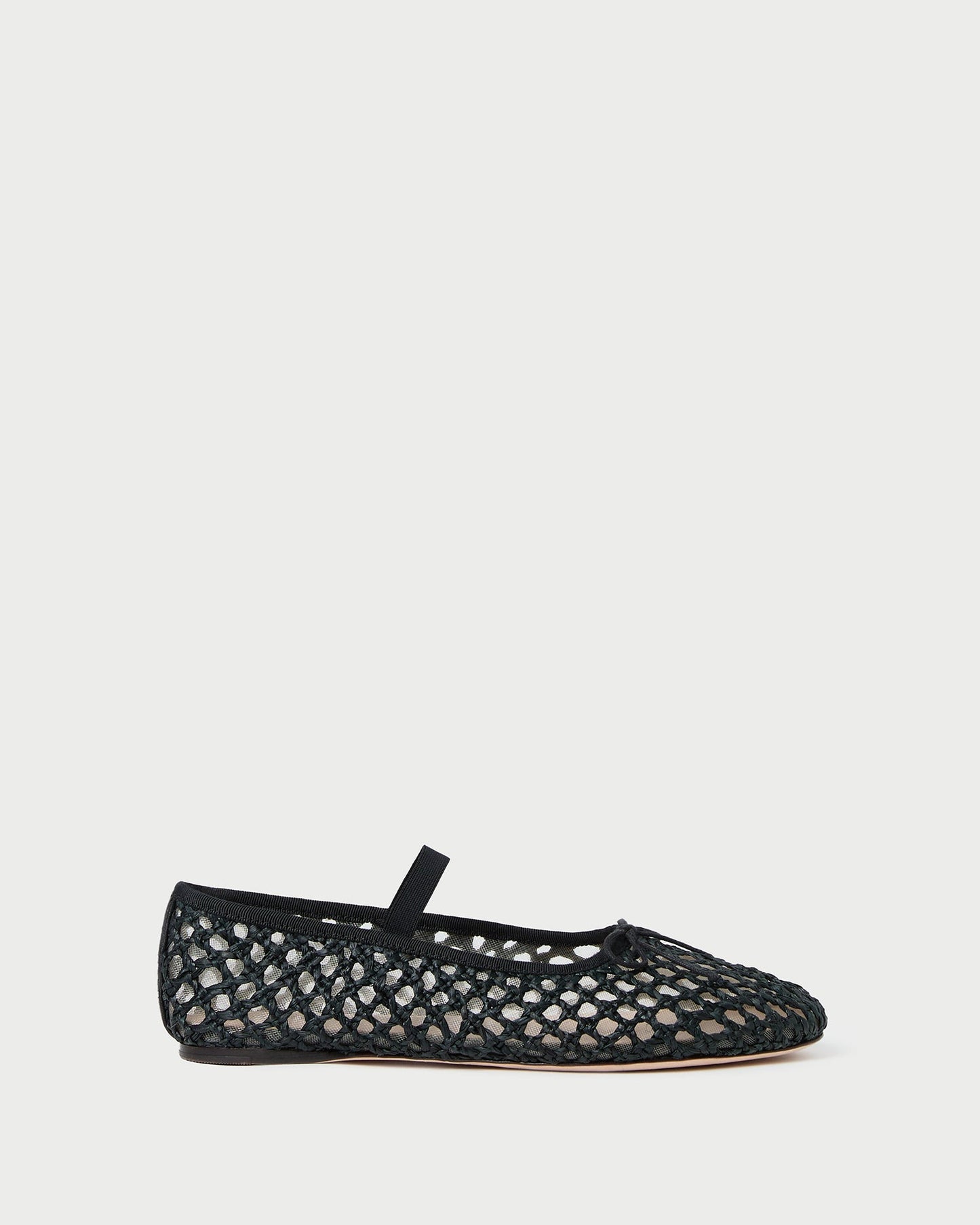 Leonie Black Crochet Ballet Flat | Loeffler Randall Women