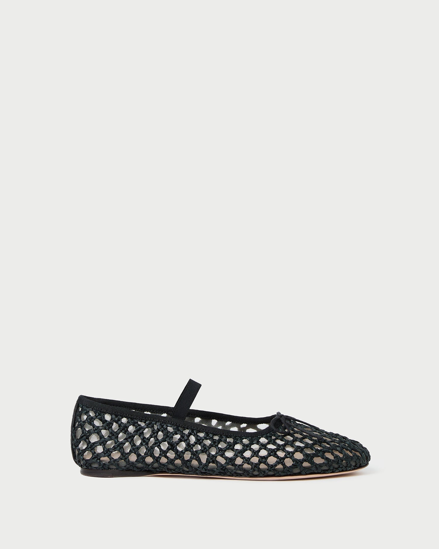 Leonie Black Crochet Ballet Flat | Loeffler Randall Women