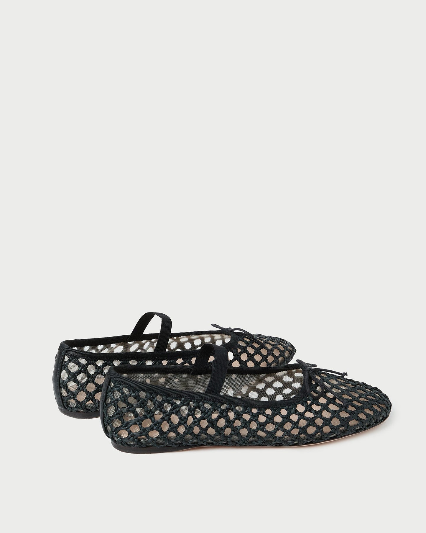 Leonie Black Crochet Ballet Flat | Loeffler Randall Women