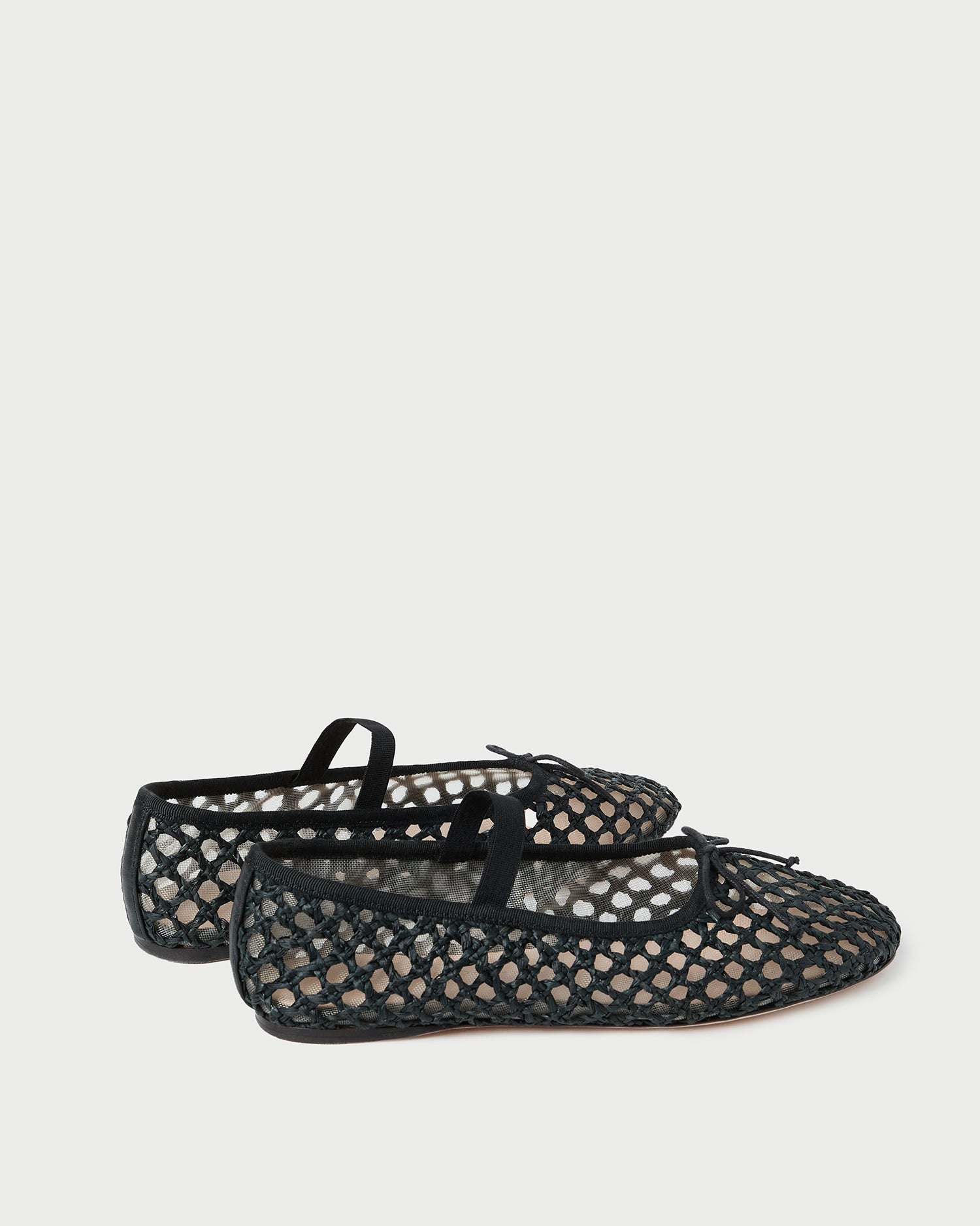 Leonie Black Crochet Ballet Flat | Loeffler Randall Women