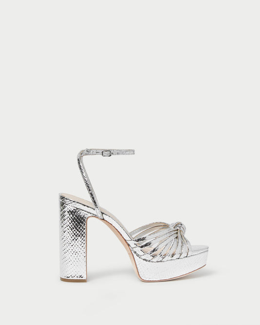 Rivka Silver Knot Platform Sandal | Loeffler Randall Women