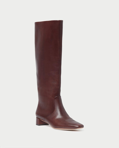 Indy Espresso Leather Tall Boot | Loeffler Randall Women