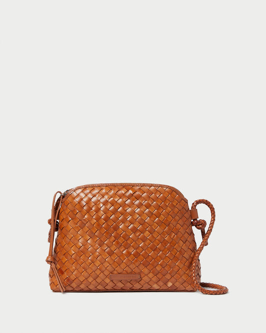 Mallory Timber Woven Leather Crossbody | Loeffler Randall Women