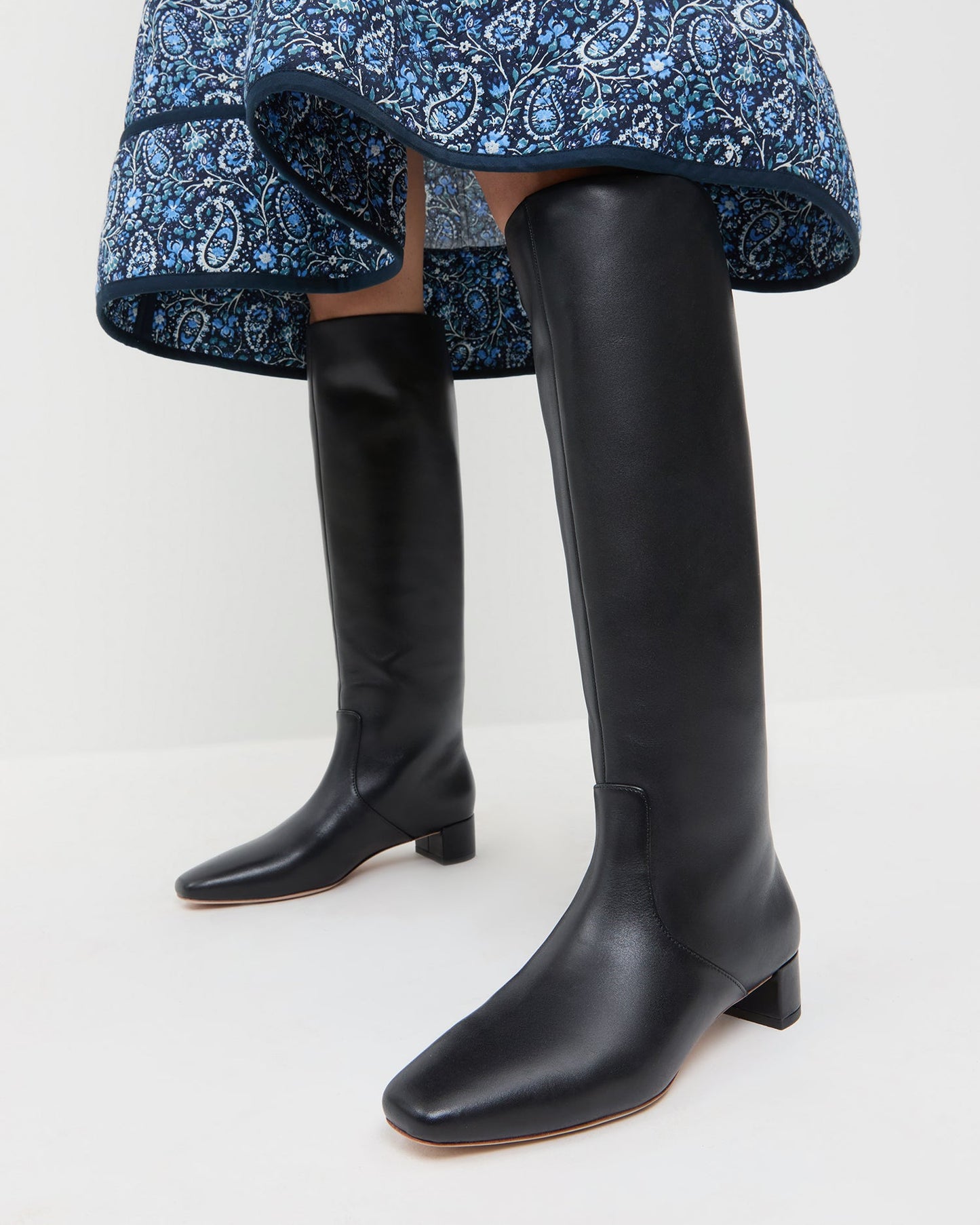 Indy Black Leather Tall Boot | Loeffler Randall Women