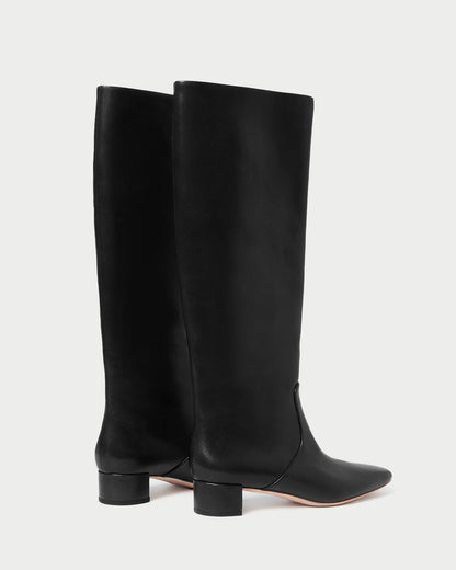 Indy Black Leather Tall Boot | Loeffler Randall Women