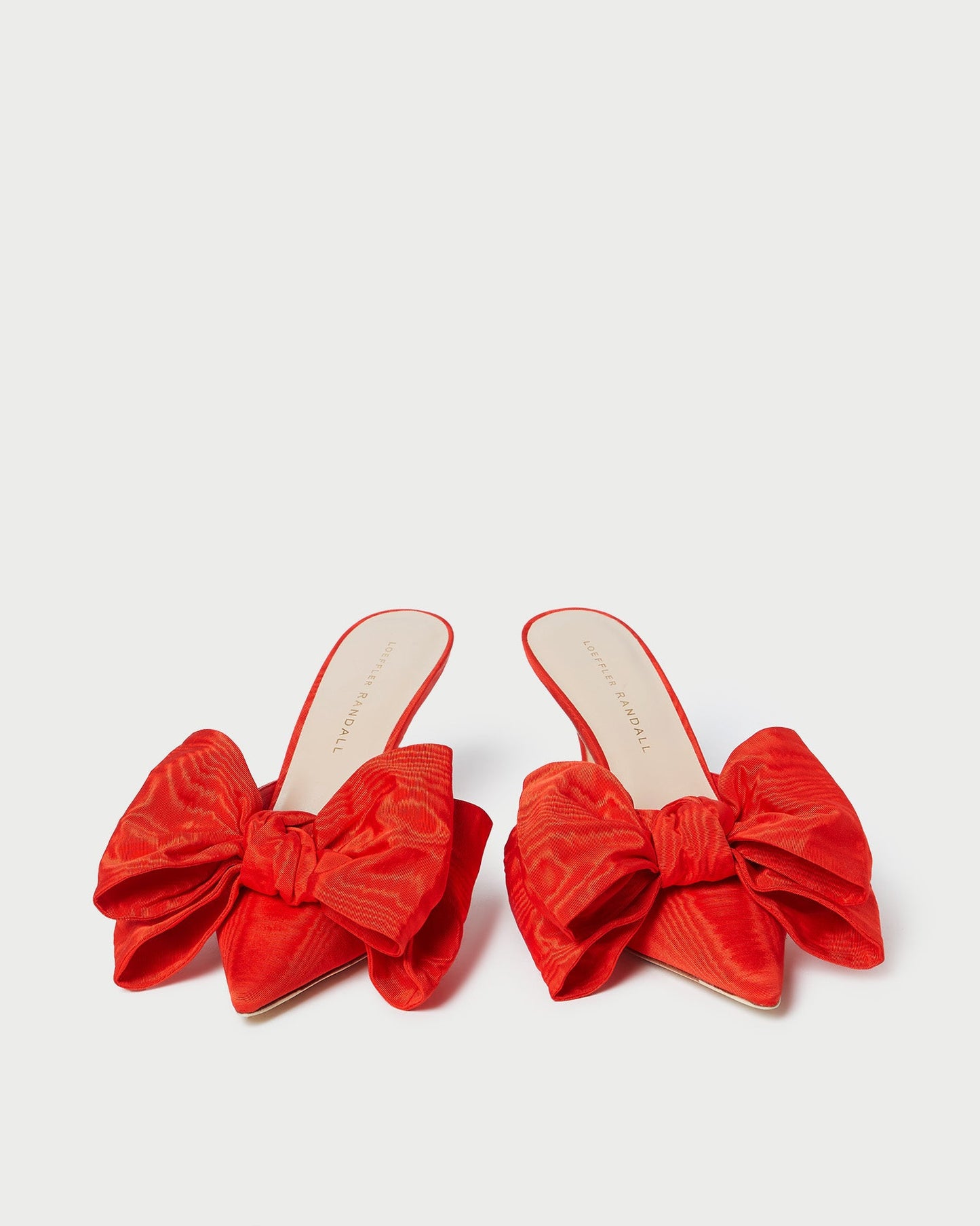 Margot Red Moiré Bow Mule | Loeffler Randall Women