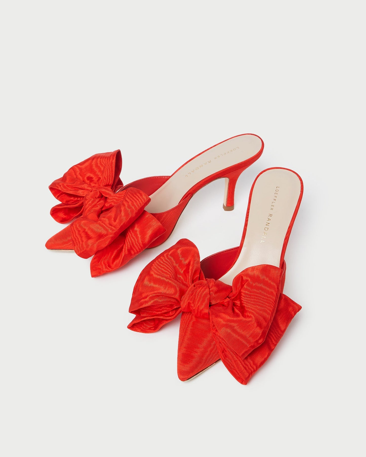 Margot Red Moiré Bow Mule | Loeffler Randall Women