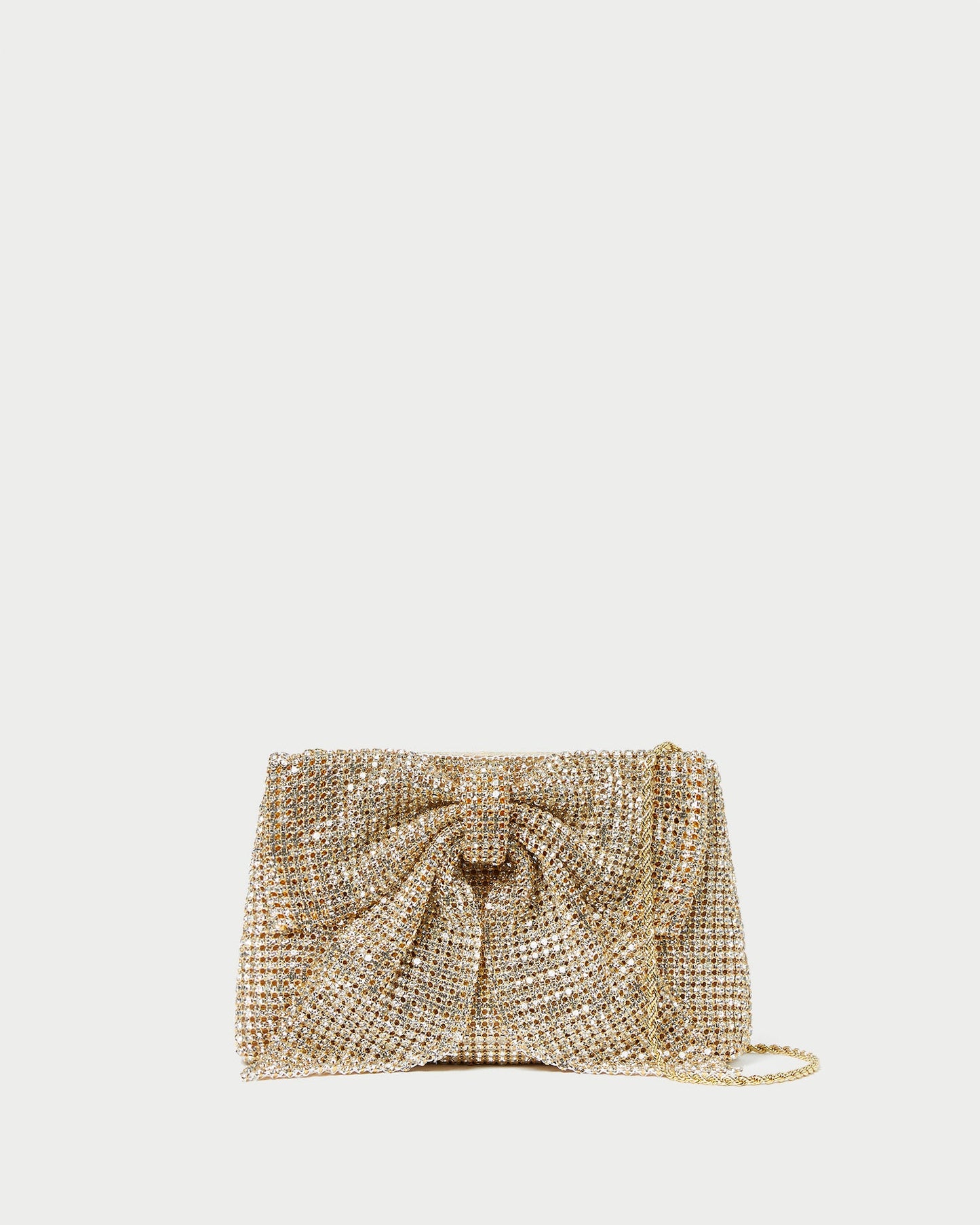 Jolene Gold Diamanté Bow Clutch | Loeffler Randall Women