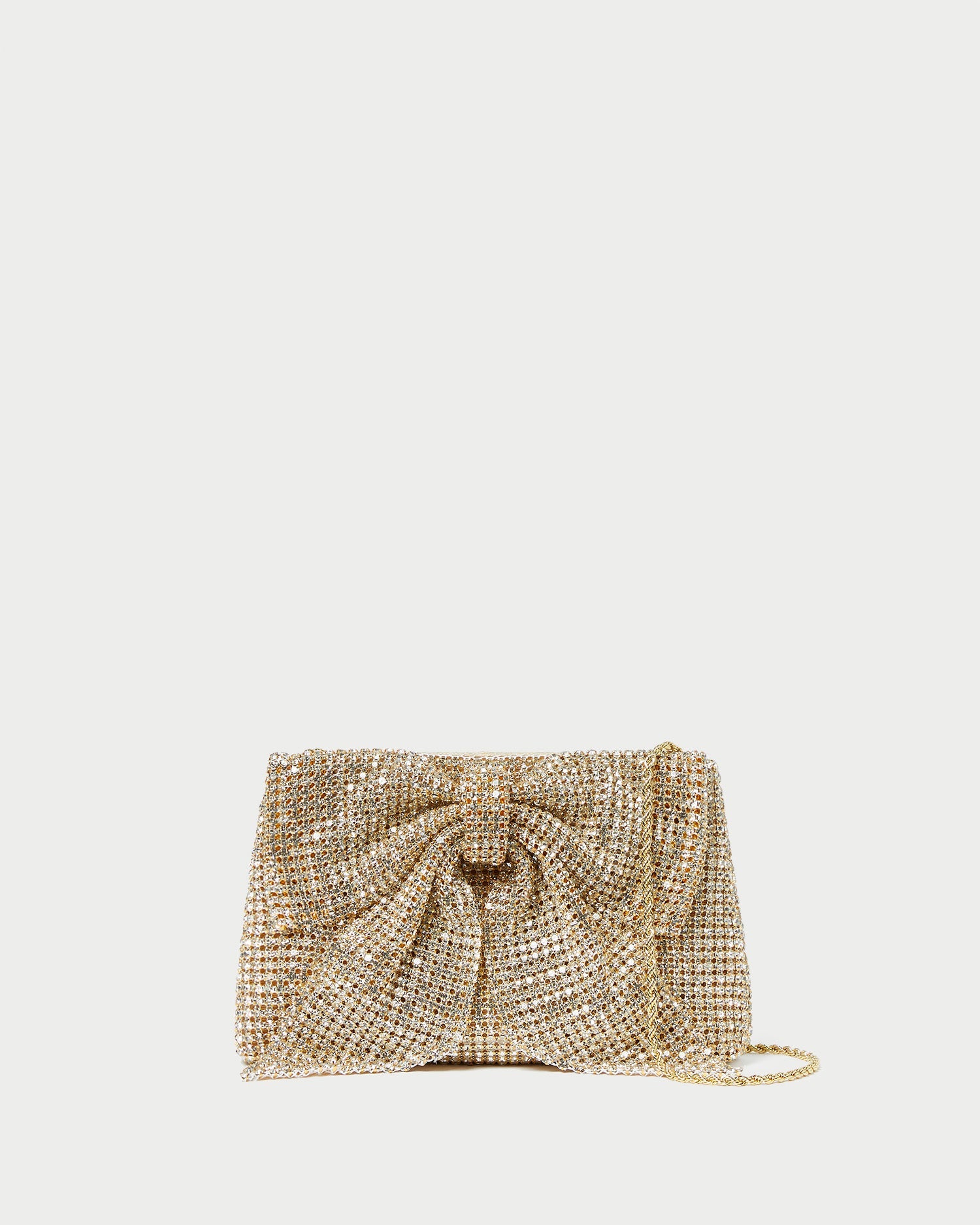 Jolene Gold Diamanté Bow Clutch | Loeffler Randall Women