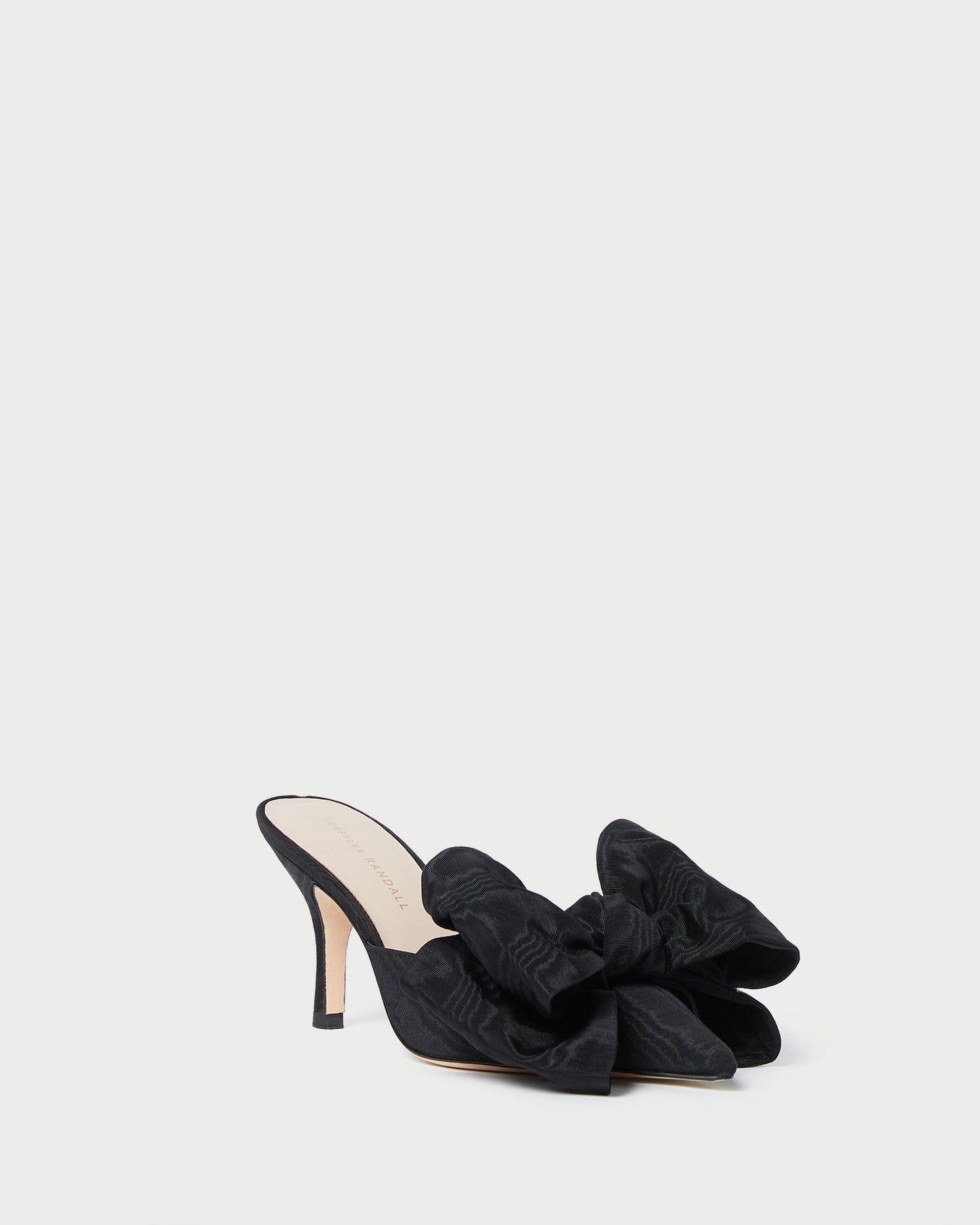 Margot Black Moiré Bow Mule | Loeffler Randall Women