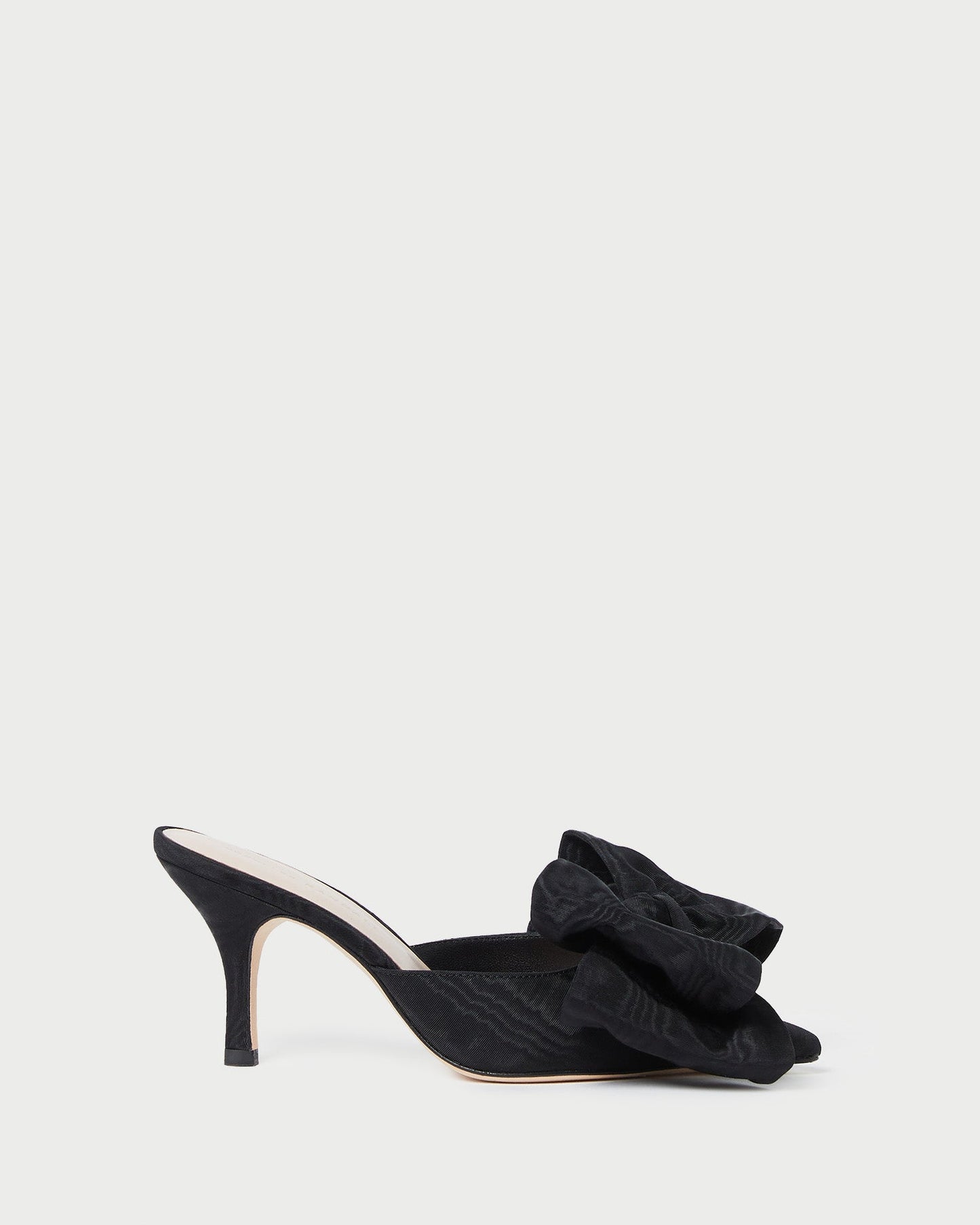 Margot Black Moiré Bow Mule | Loeffler Randall Women