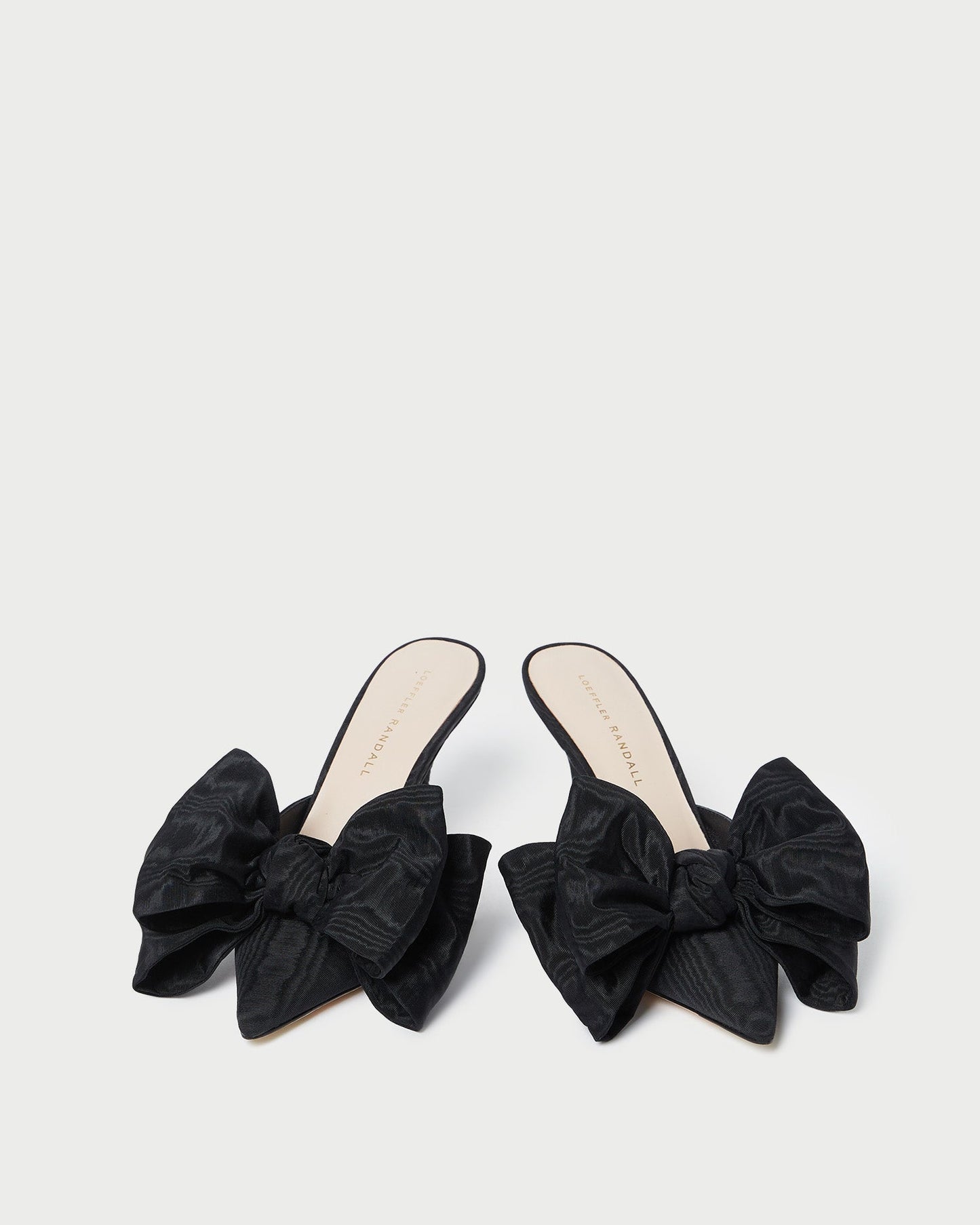 Margot Black Moiré Bow Mule | Loeffler Randall Women