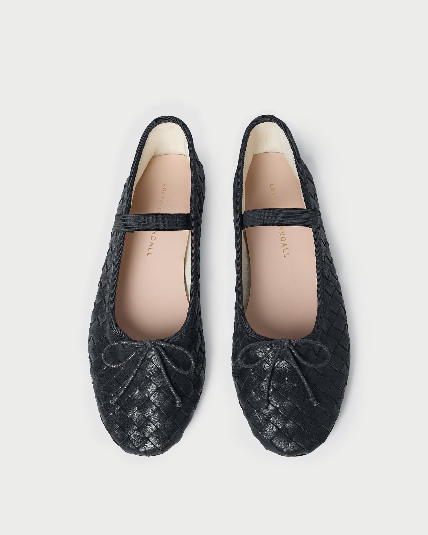 Leonie Black Woven Ballet Flat | Loeffler Randall Women