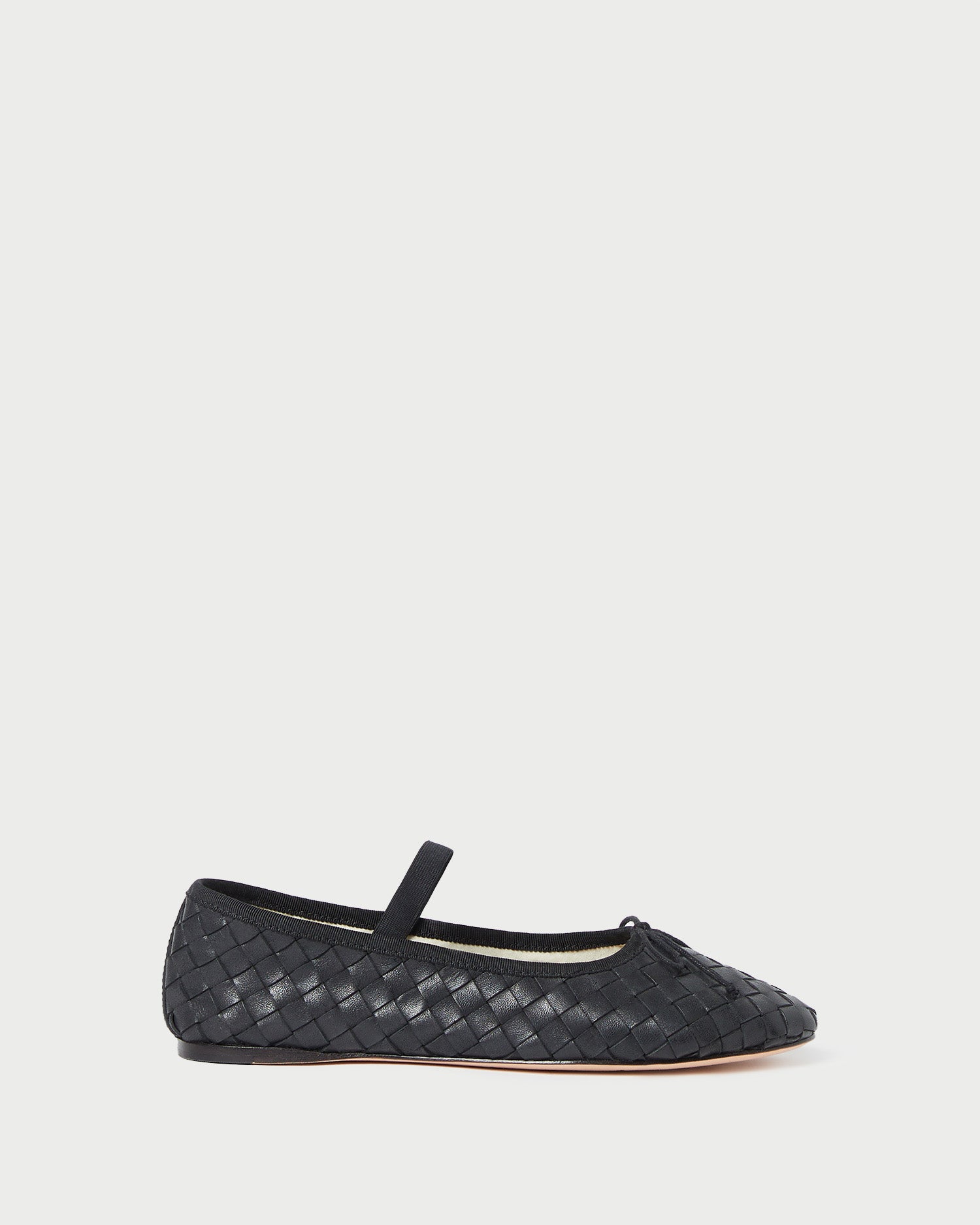 Leonie Black Woven Ballet Flat | Loeffler Randall Women