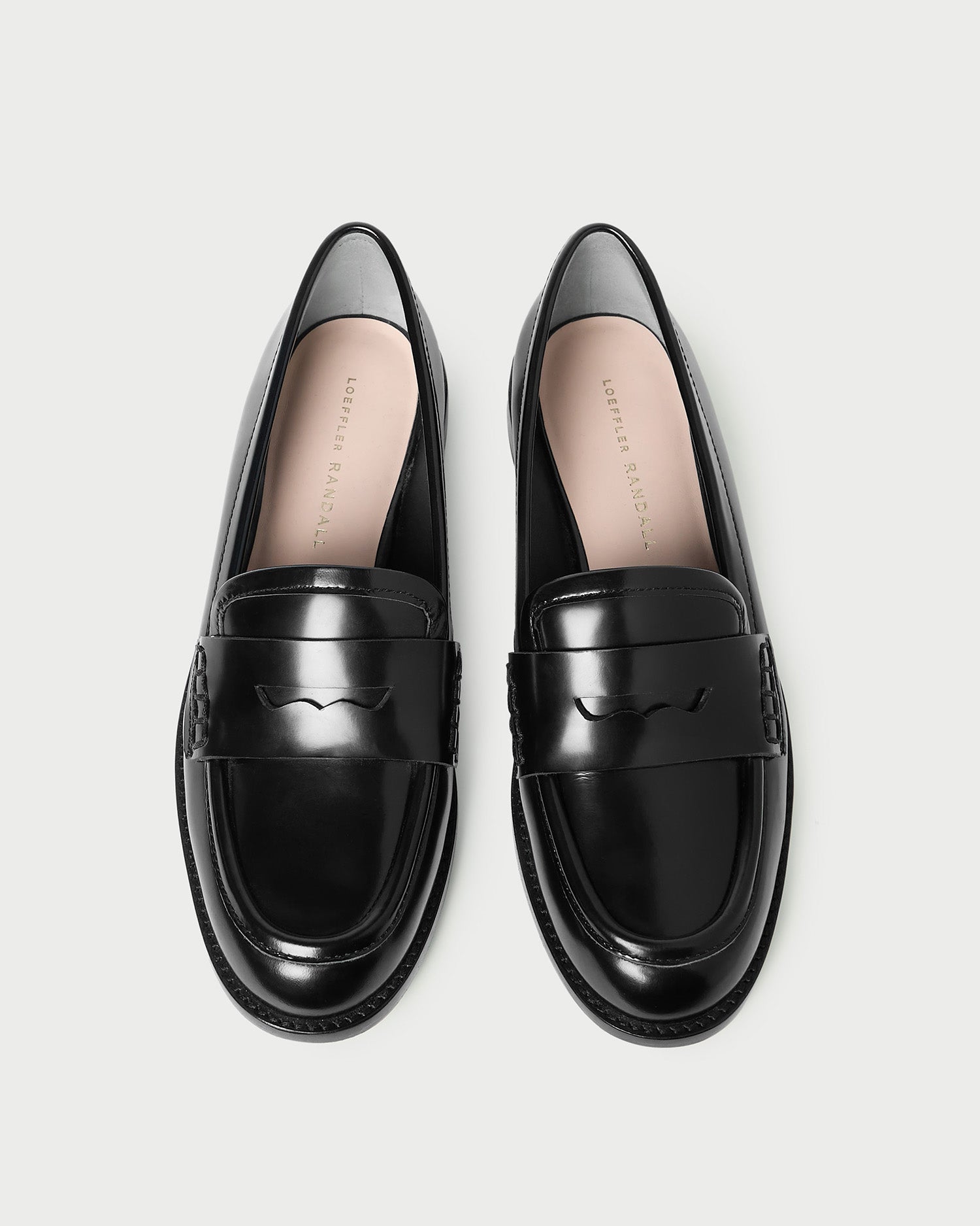 Rachel Black Leather Loafer | Loeffler Randall Women