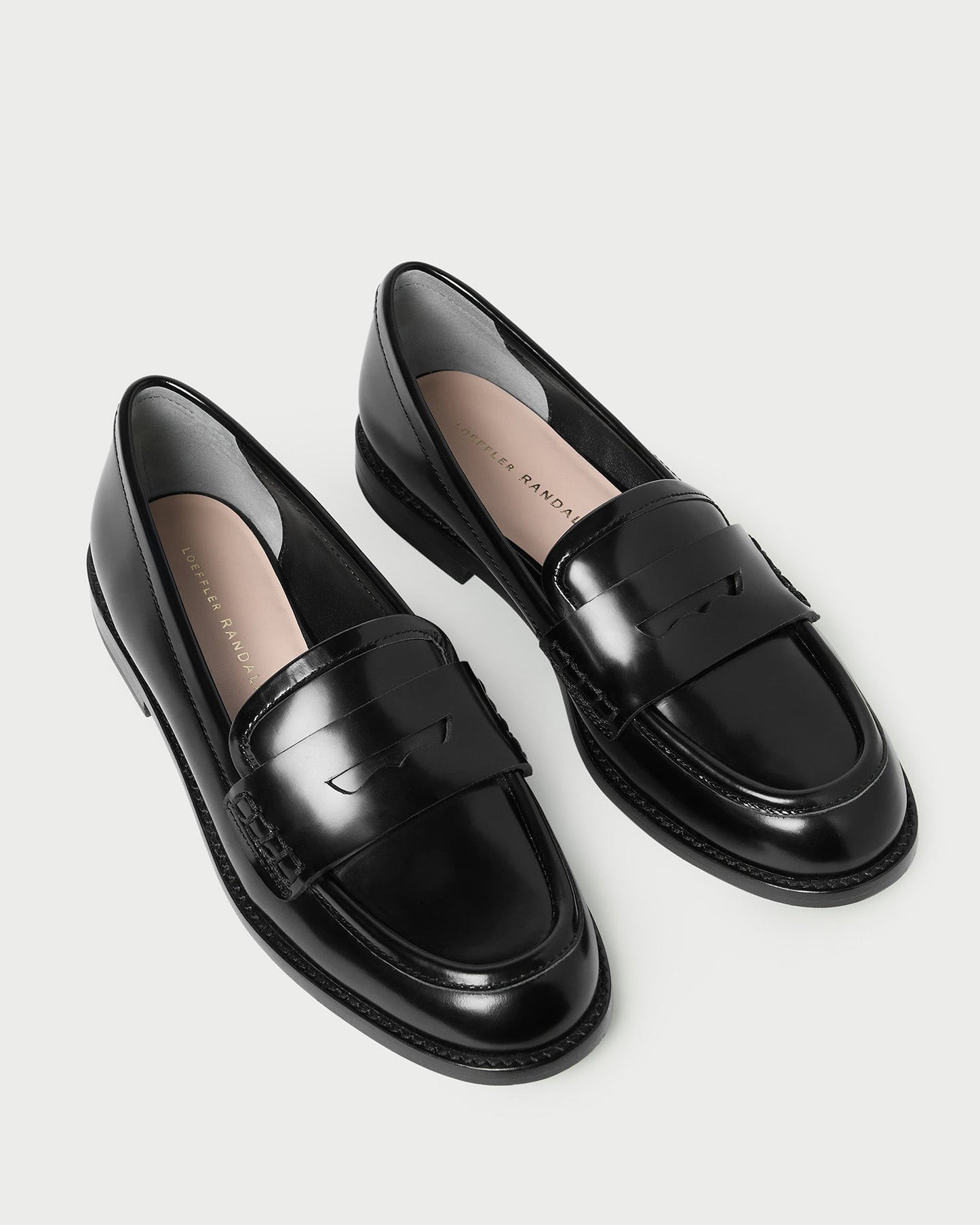 Rachel Black Leather Loafer | Loeffler Randall Women