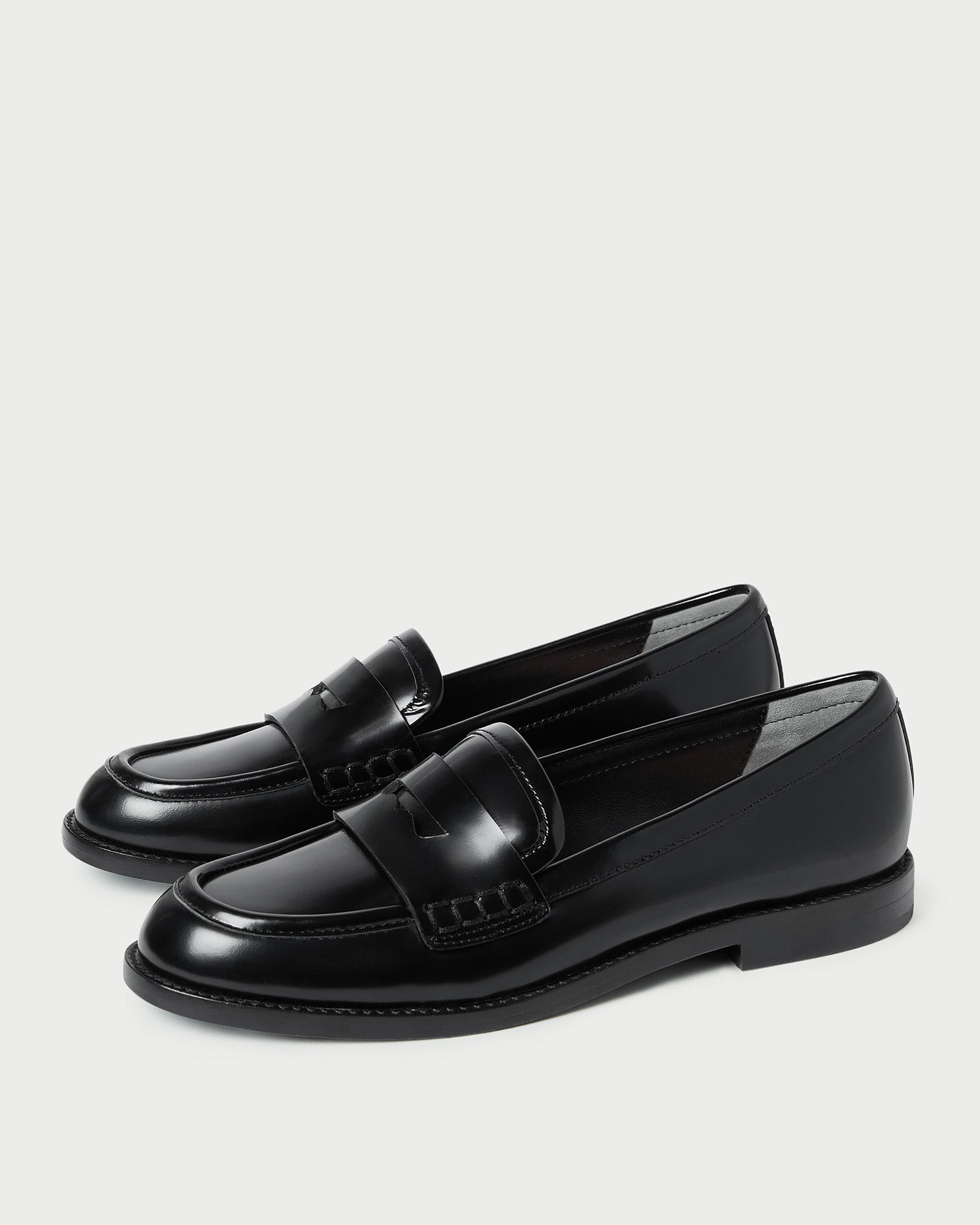 Rachel Black Leather Loafer | Loeffler Randall Women