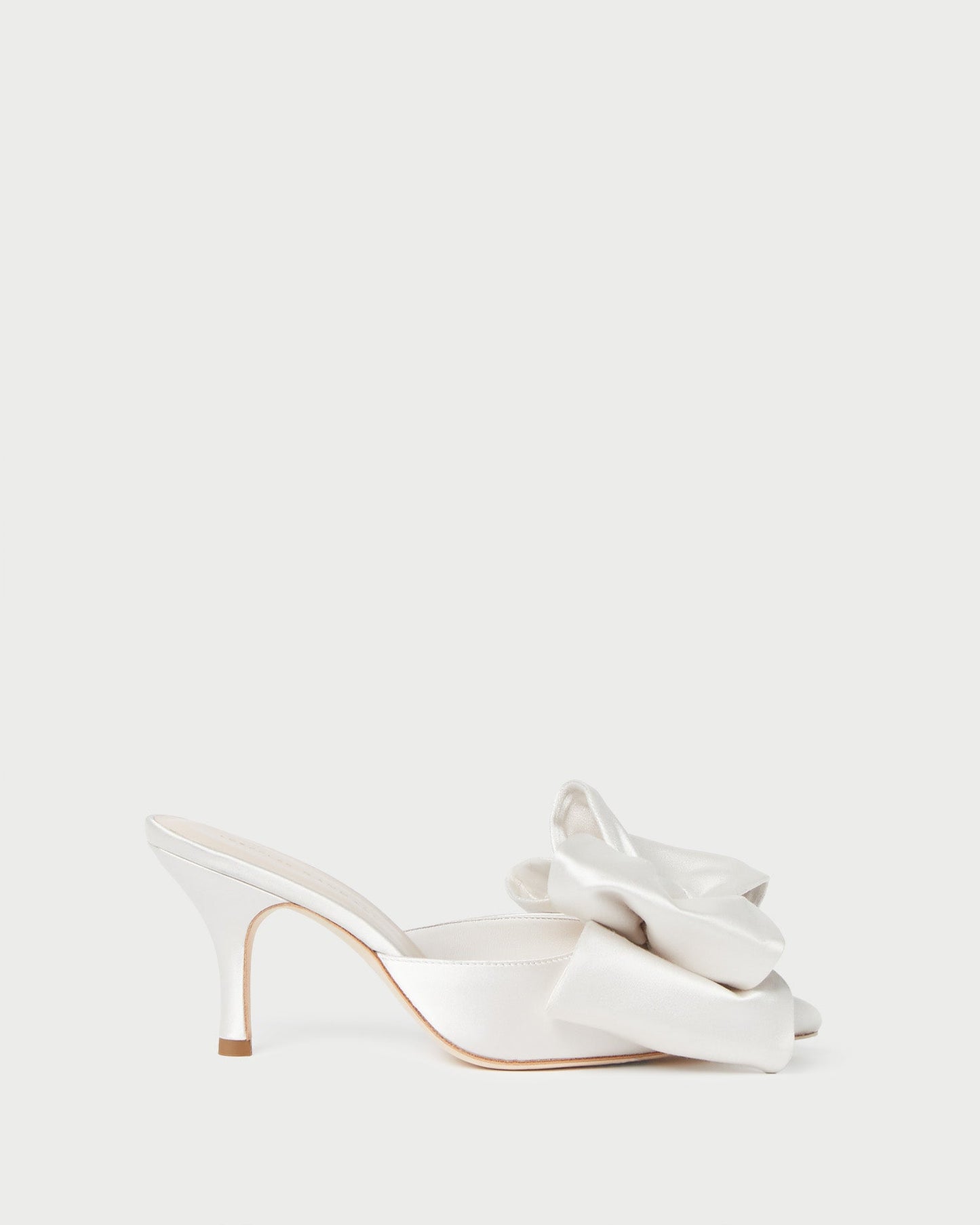 Margot Cream Satin Bow Mule | Loeffler Randall Women