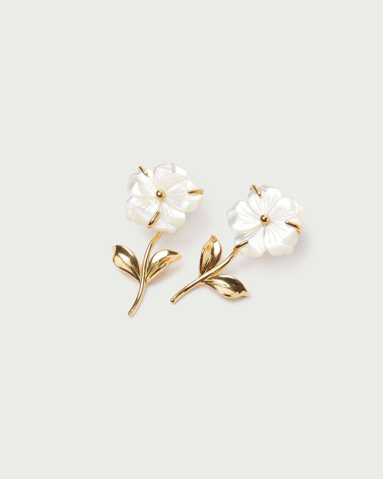 Mai Gold/Pearl Flower Earrings | Loeffler Randall Women