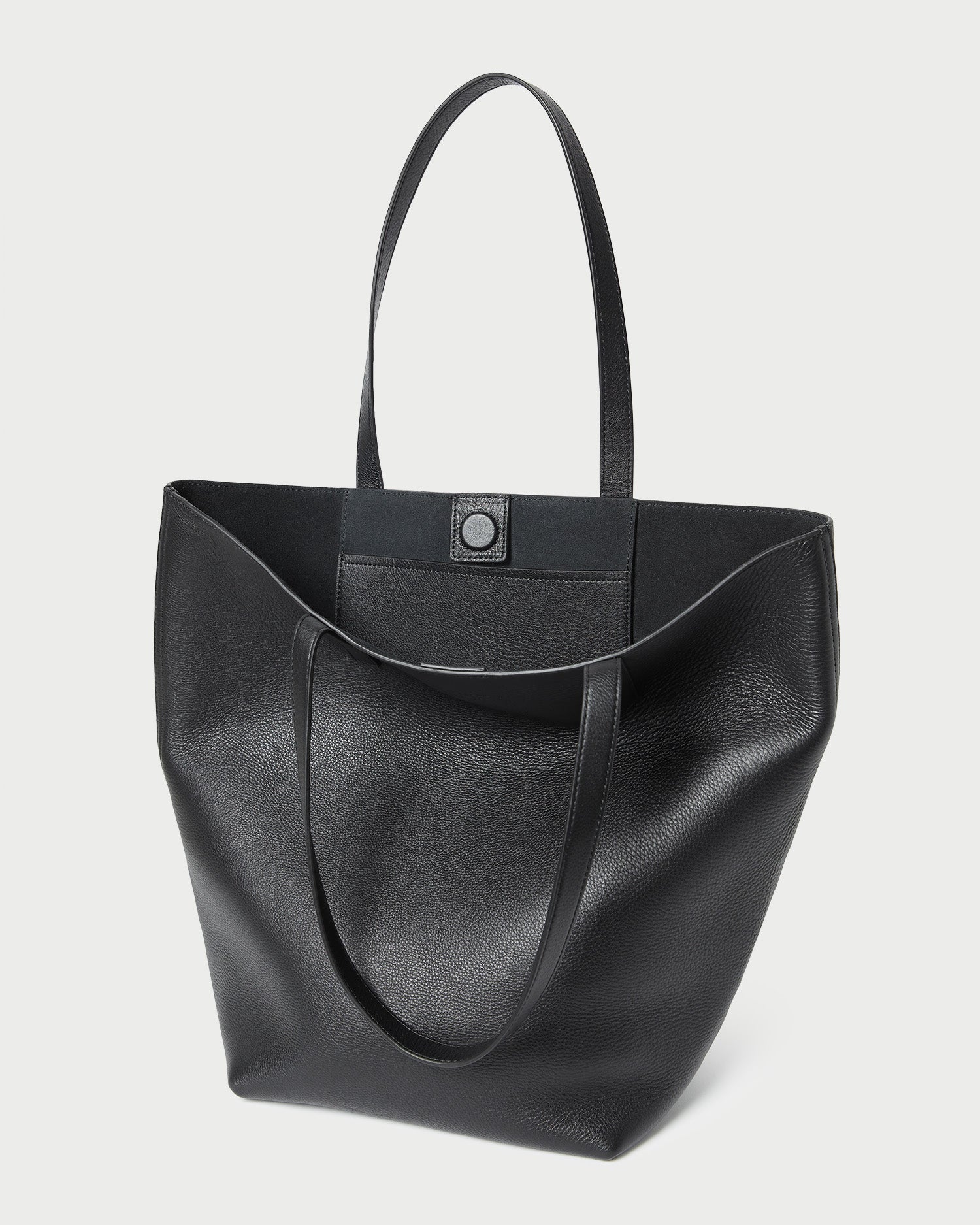 Walker Black Pebbled Leather Tote | Loeffler Randall Women