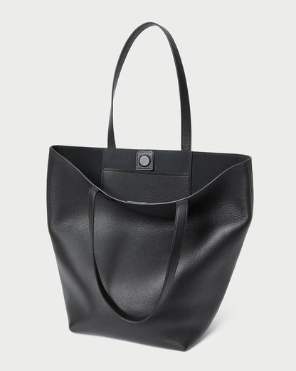 Walker Black Pebbled Leather Tote | Loeffler Randall Women