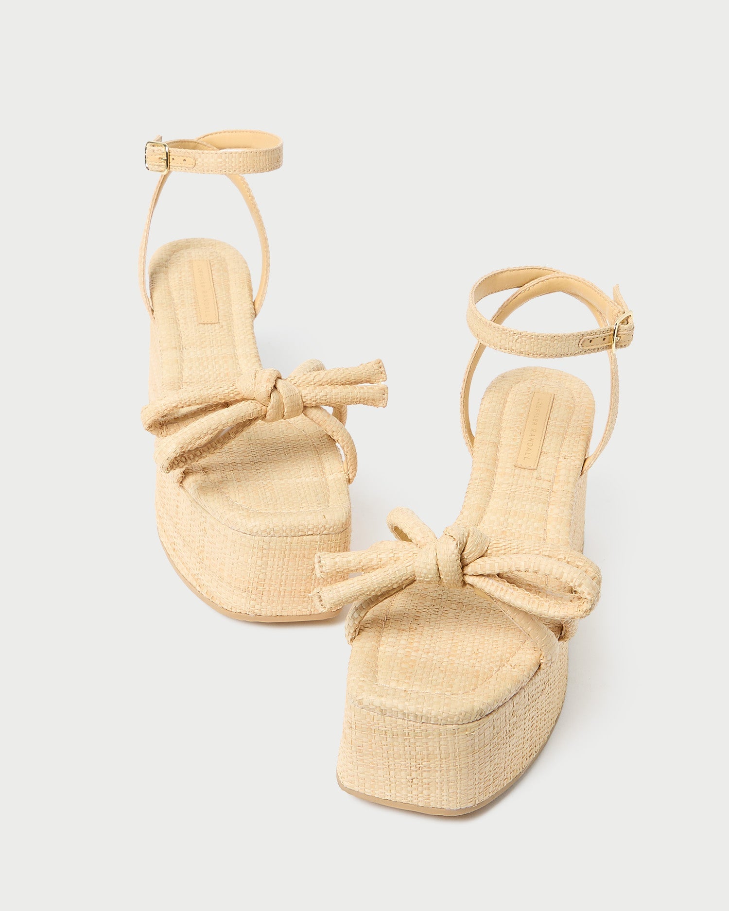 Hudson Natural Raffia Platform Sandal | Loeffler Randall Women