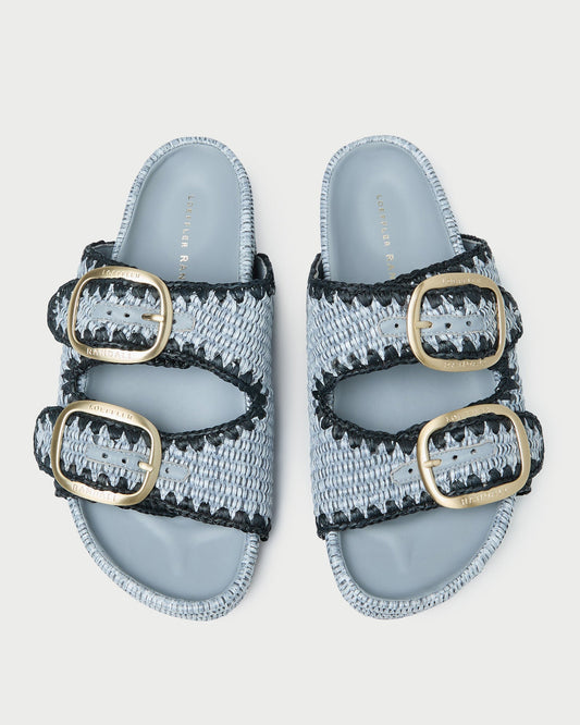 Theo Blue Two-Band Sandal | Loeffler Randall Women