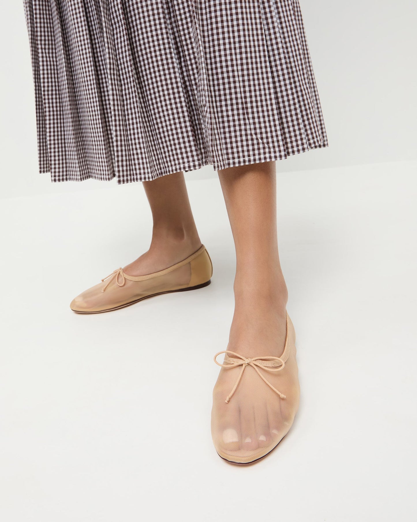 Landon Caramel Mesh Ballet Flat | Loeffler Randall Women