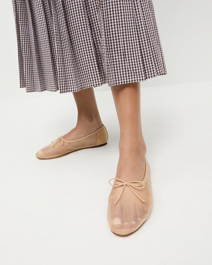 Landon Caramel Mesh Ballet Flat | Loeffler Randall Women