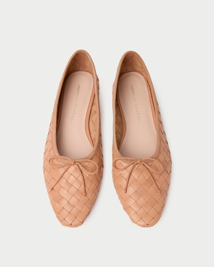 Landry Honey Woven Ballet Flat | Loeffler Randall Women