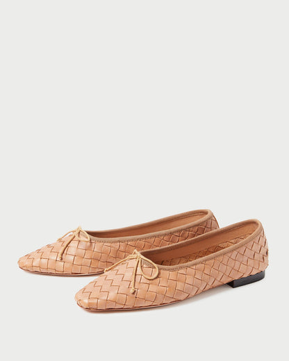 Landry Honey Woven Ballet Flat | Loeffler Randall Women