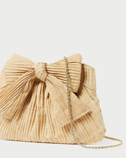 Rayne Natural Bow Clutch | Loeffler Randall Women
