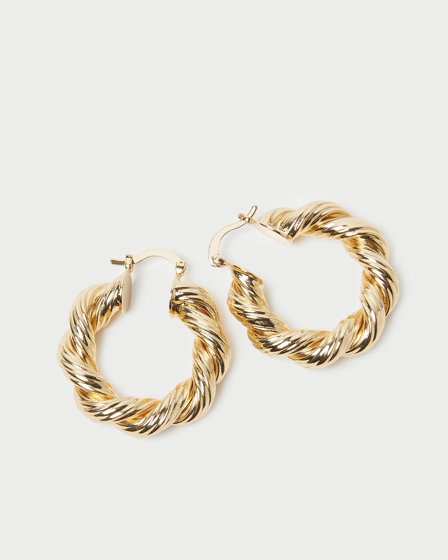 Atticus Gold Twisted Hoop Earrings | Loeffler Randall Women