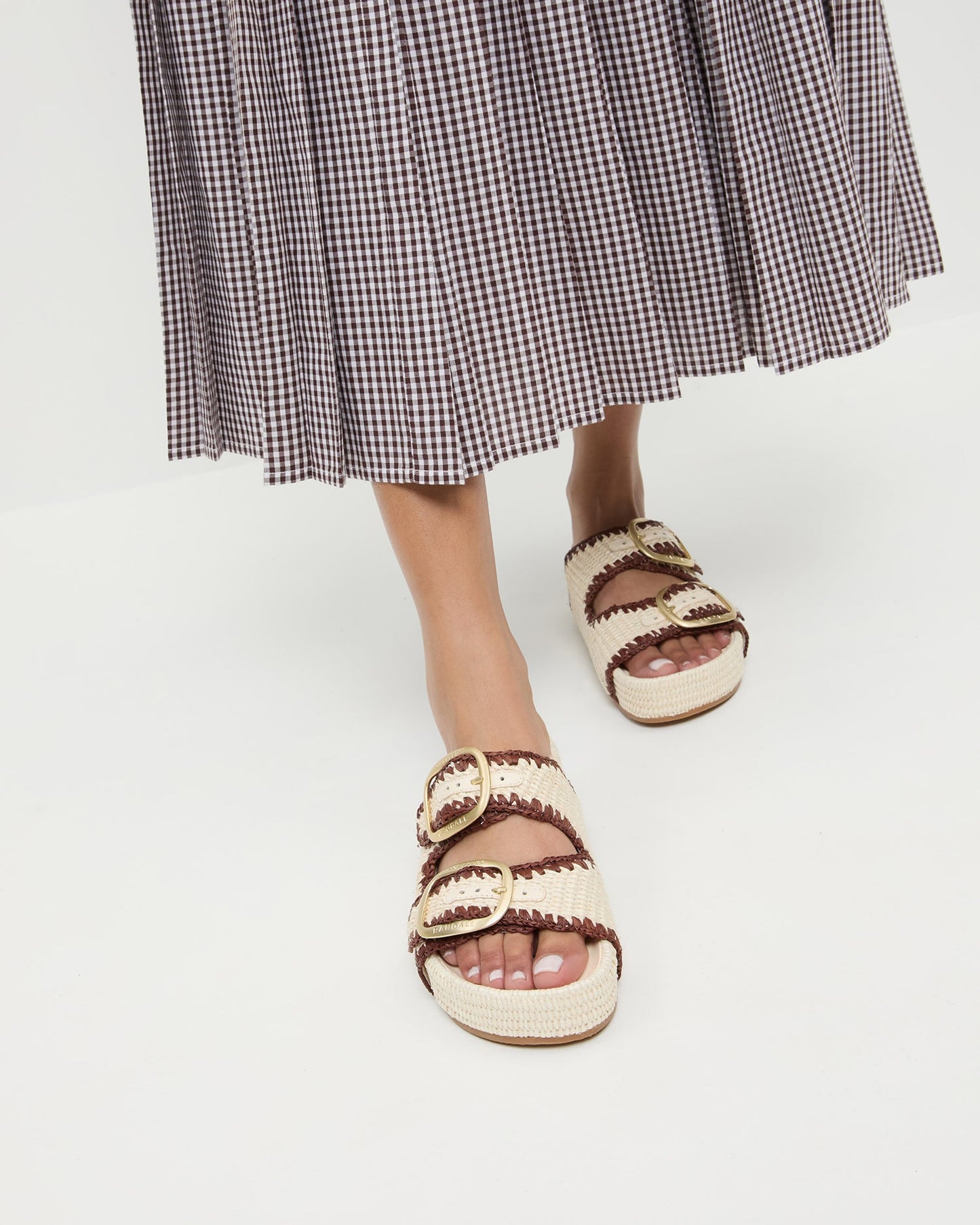 Theo Cream Two-Band Sandal | Loeffler Randall Women
